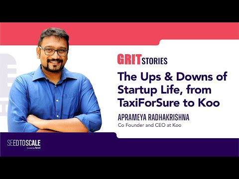 INSIGHTS #68: GRIT Stories |The Ups & Downs of Aprameya’s Startup Life, from TaxiForSure to Koo